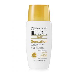                           HELIOCARE 360º SENSATION (Cantabria Labs) –  Солнцезащитный минеральный флюид с SPF 50 для чувствительной / нормальной кожи
                    