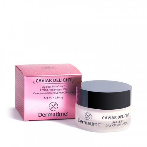 CAVIAR DELIGHT Ageless Day Cream SPF 15 (Dermatime) – Омолаживающий дневной крем, СЗФ15