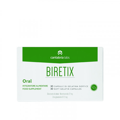 BIRETIX Oral (Cantabria Labs) – БАД «БИРЕТИКС» с глюконатом цинка и никотинамидом