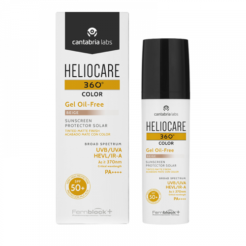 HELIOCARE 360º Color Gel Oil-Free Beige Sunscreen SPF 50+  Тональный солнцезащитный гель с SPF 50+ (Бежевый)