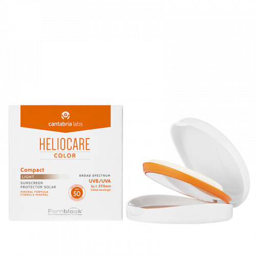 Heliocare Color Compact SPF 50 Sunscreen  – Крем-Пудра Компактная Минеральная С SPF 50 Для Сухой И Нормальной Кожи (Light)